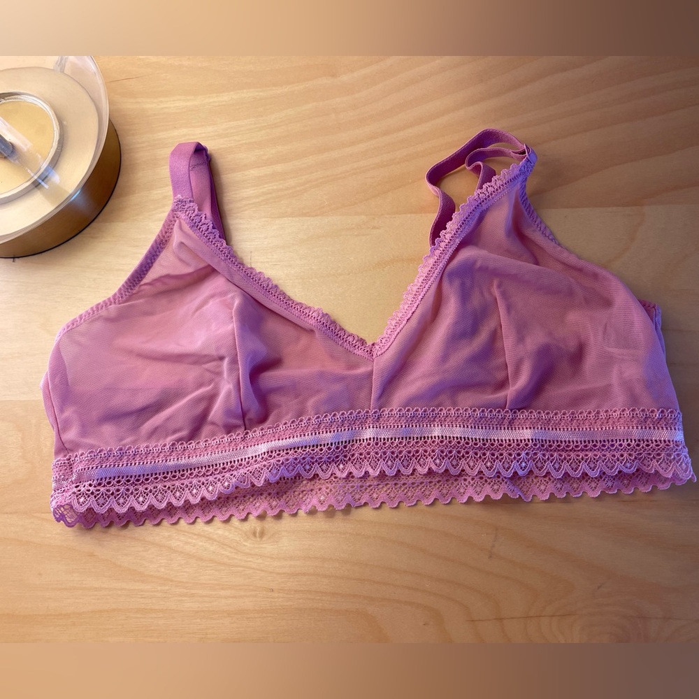 Auden Soft Pink Lace Bralette